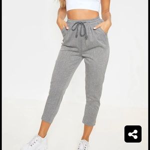 PrettyLittleThing Gray Casual Pants